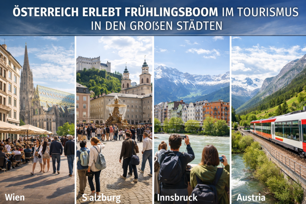 Austria spring tourism highlights in four cities